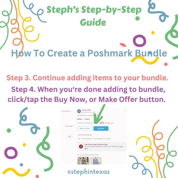 POSHMARK BUNDLES HOW-TO: Step-by-Step Visual Guide - Picture 4 of 5